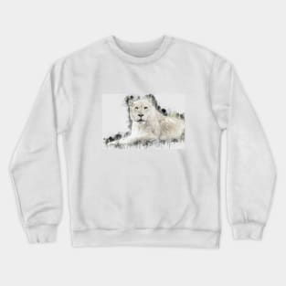 Lioness Lion Animal Wild Africa Jungle Safari Wildlife Crewneck Sweatshirt